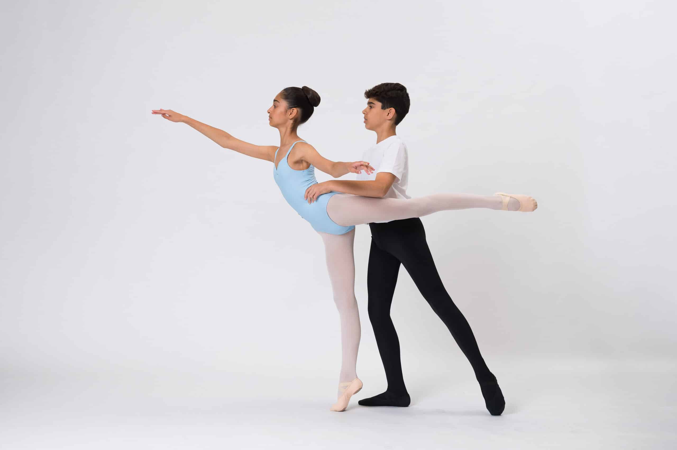 Soni siblings first arabesque releve